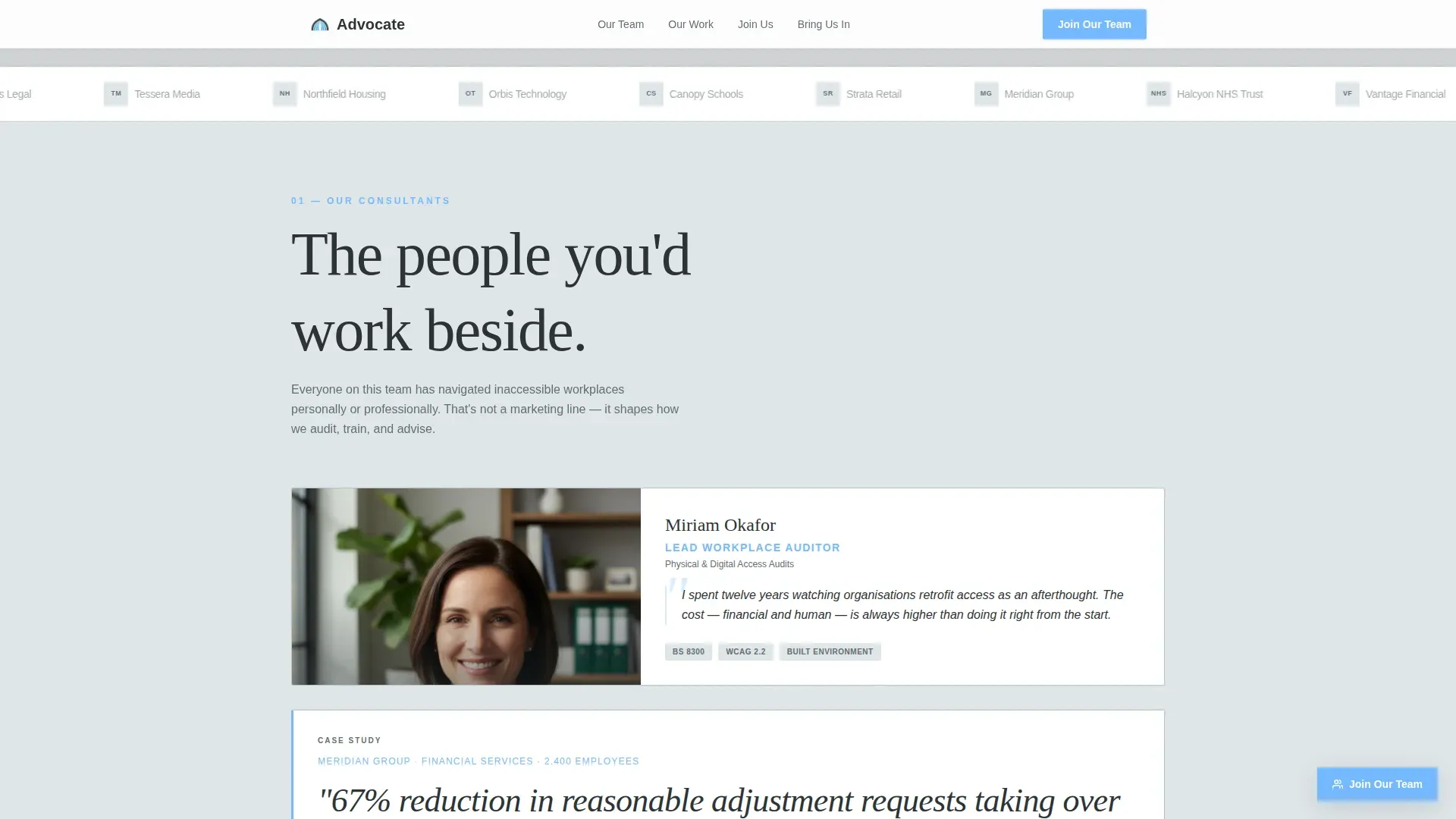 DEI & Inclusion Specialist Professional Website Template