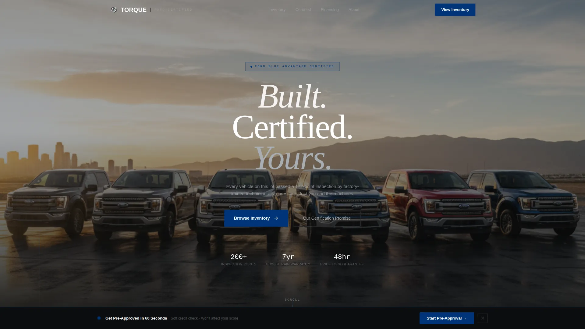 Dealer | Free Website Template | Rocket