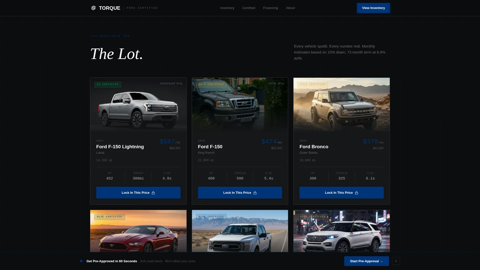 Dealer | Free Website Template | Rocket