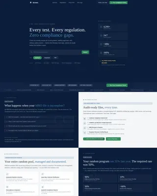 Compliance Testing | Free Website Template | Rocket