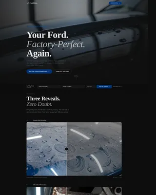 Detailing | Free Website Template | Rocket