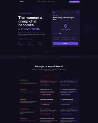 ERG Management Platform Landing Page Template