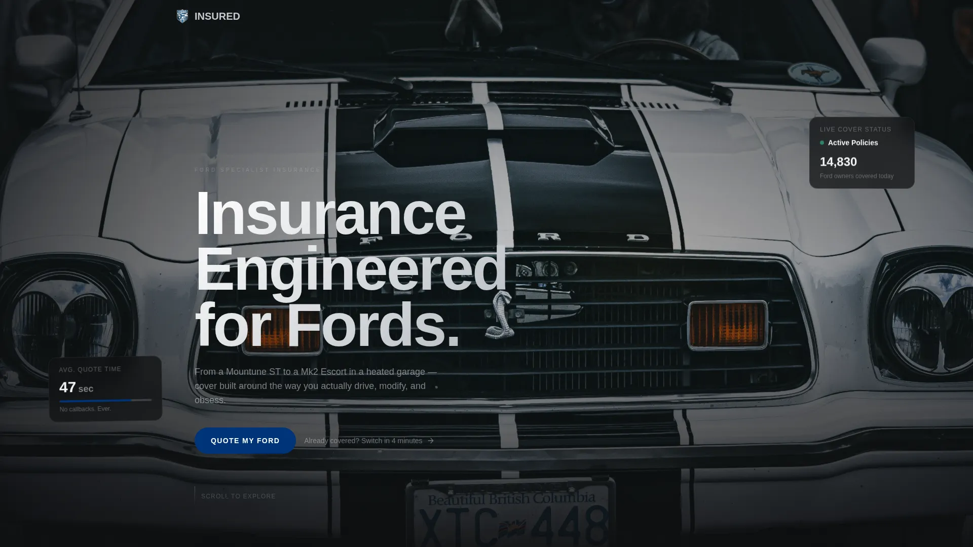 Insurance | Free Website Template | Rocket