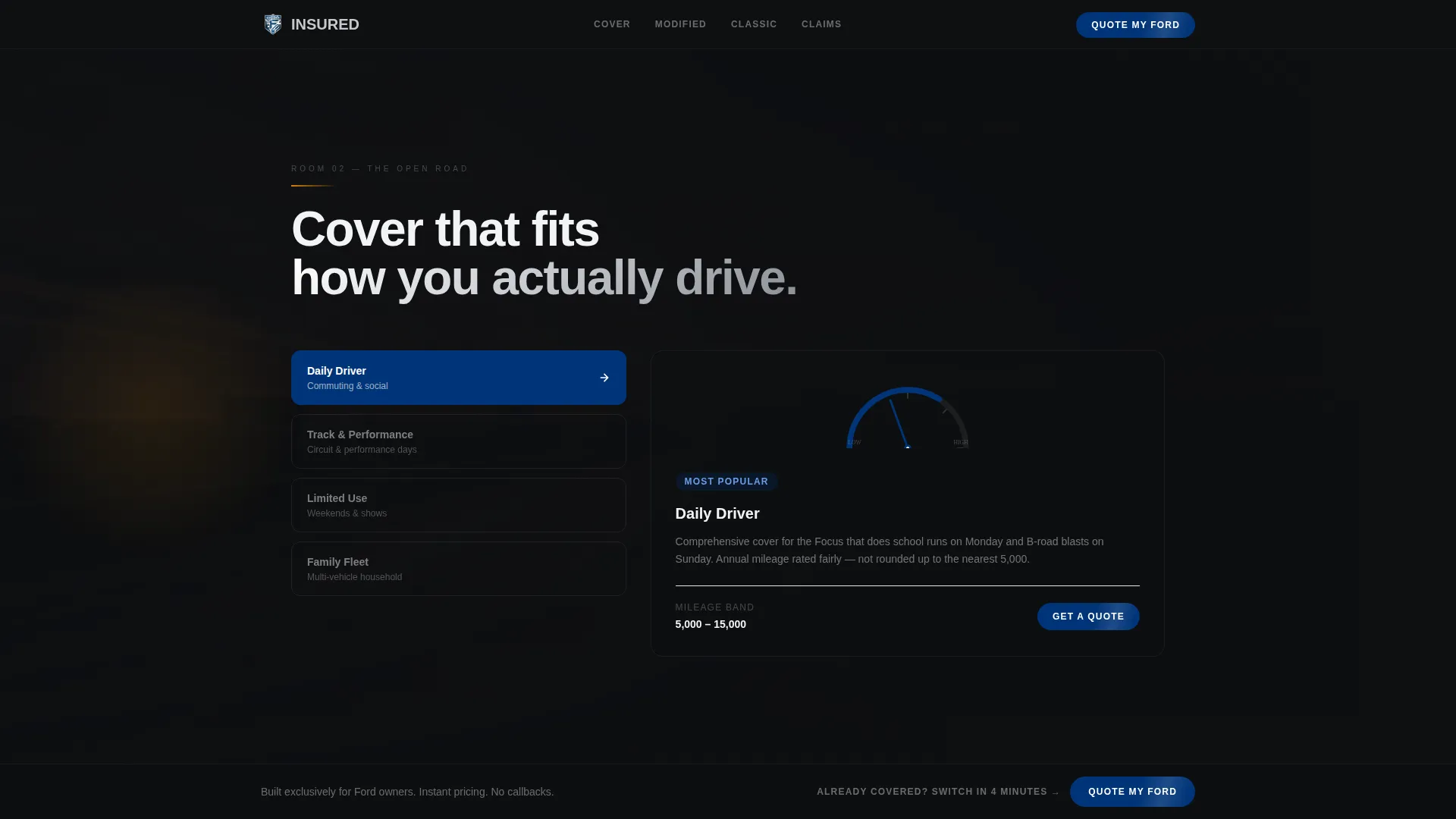 Insurance | Free Website Template | Rocket