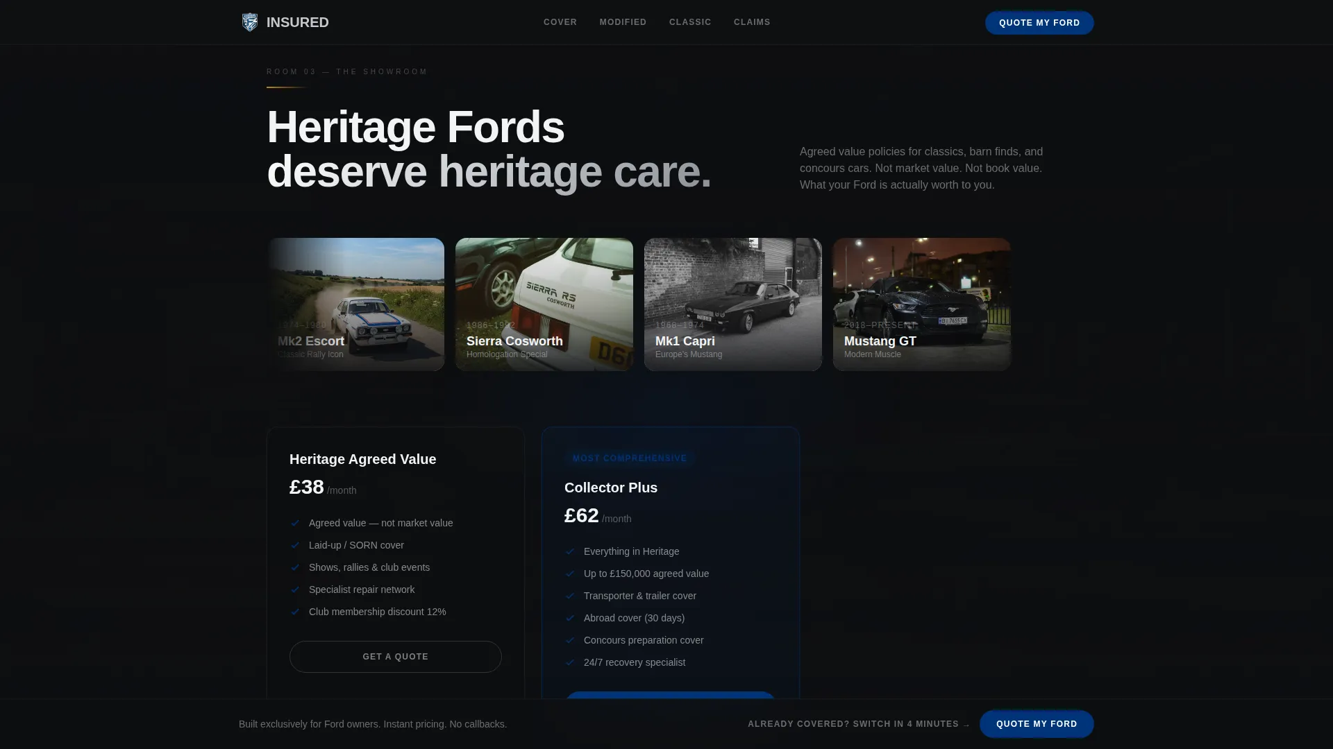 Insurance | Free Website Template | Rocket