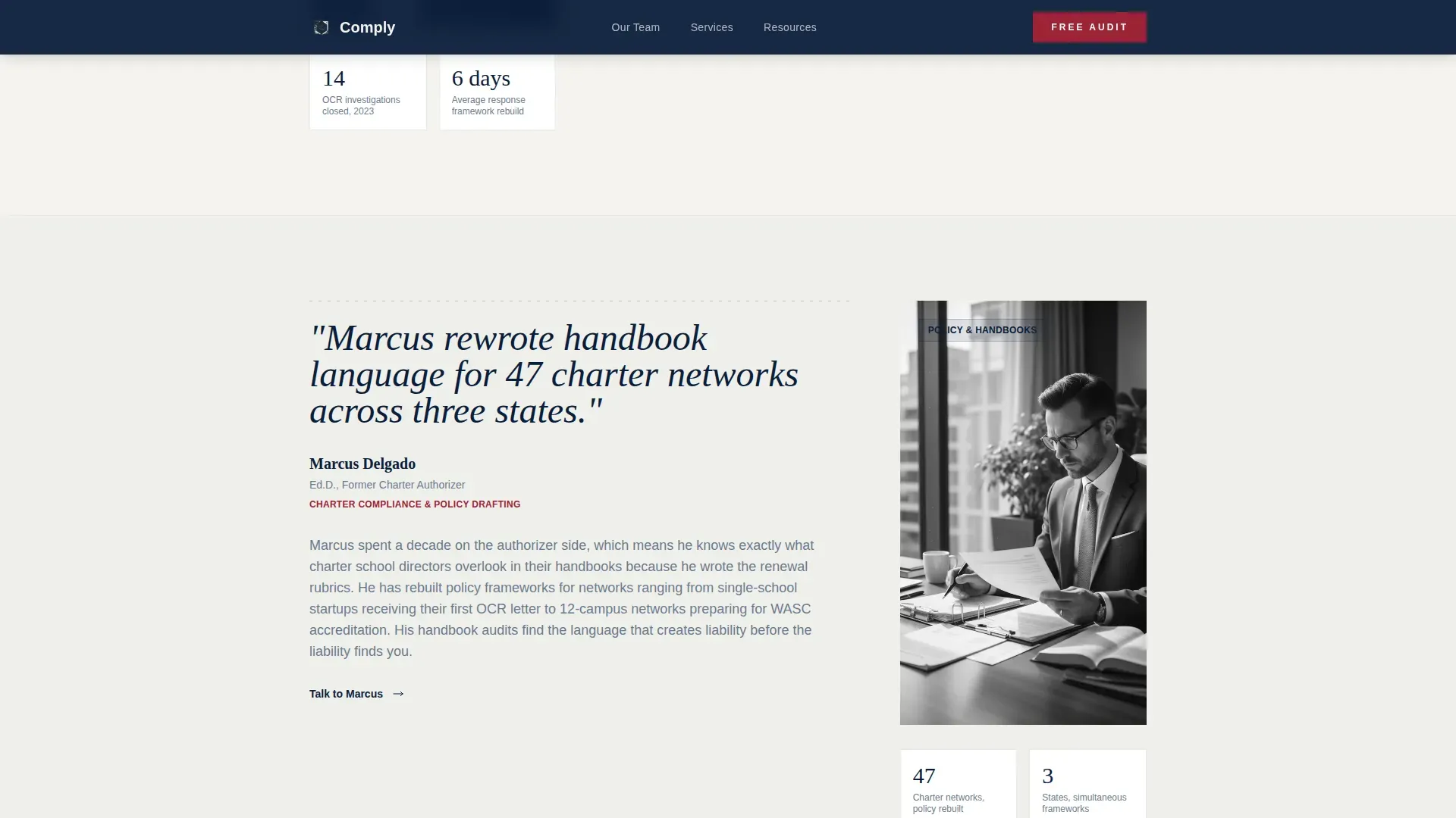 Authoritative Education | Free Website Template | Rocket