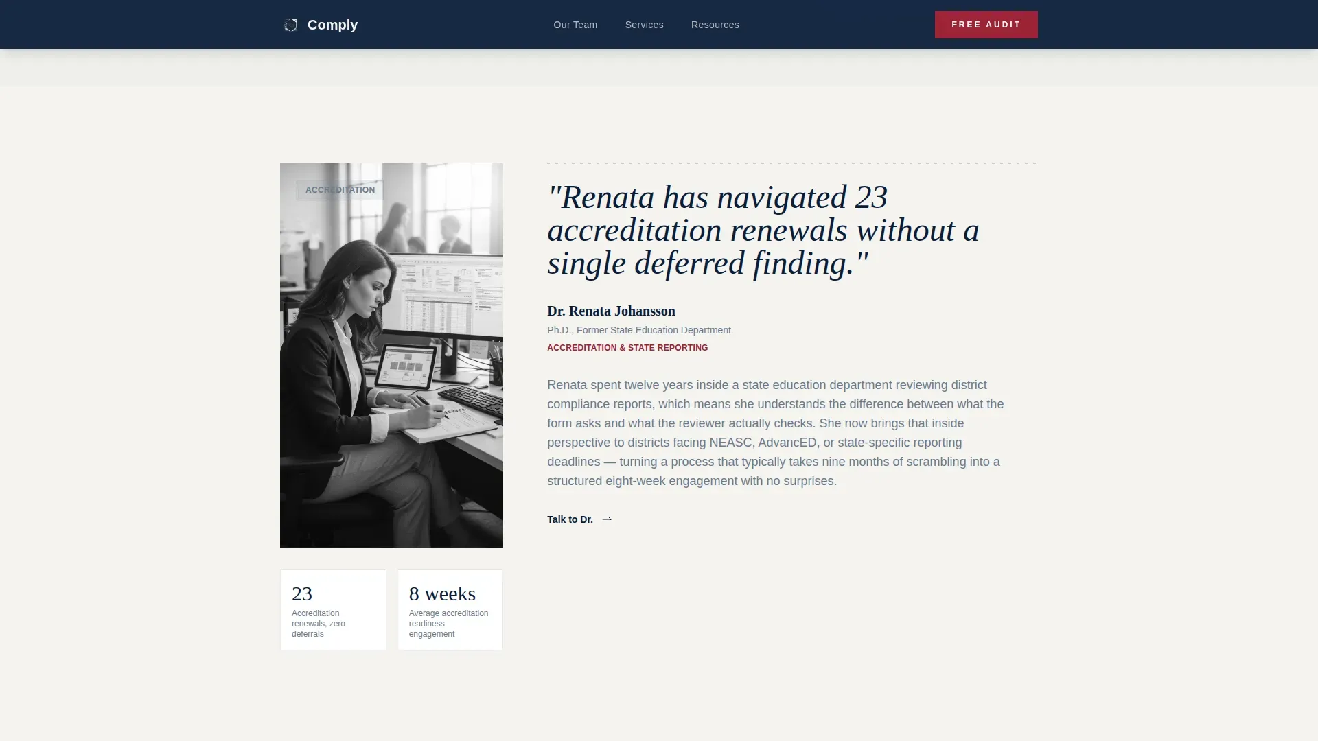 Authoritative Education | Free Website Template | Rocket