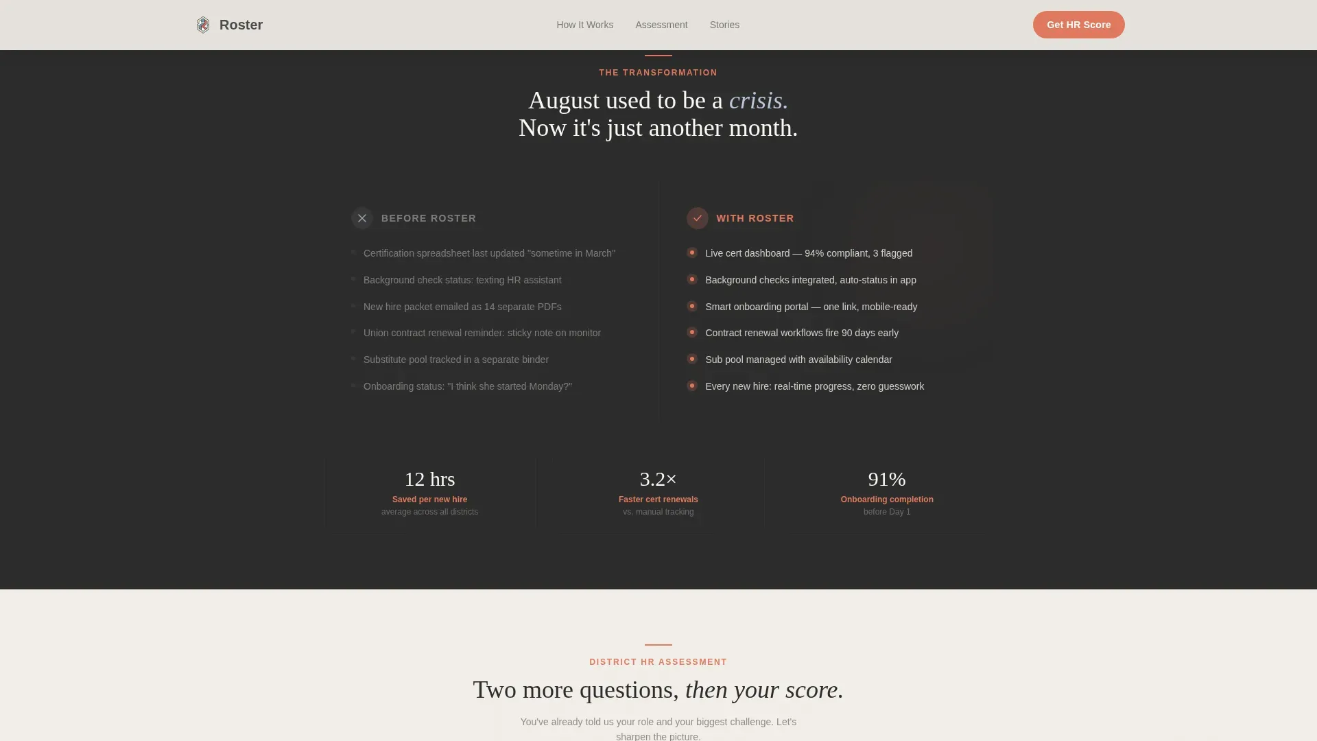 District Staffing | Free Website Template | Rocket