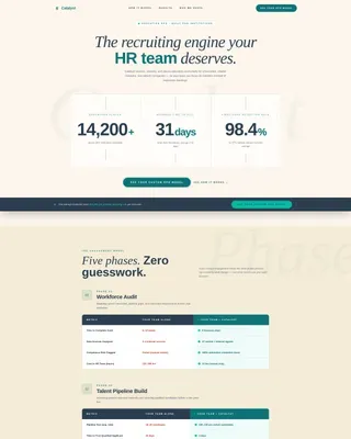 Powerful Education RPO | Free Website Template | Rocket