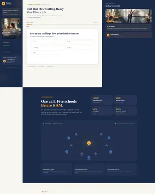 Reliable School Readiness | Free Website Template | Rocket