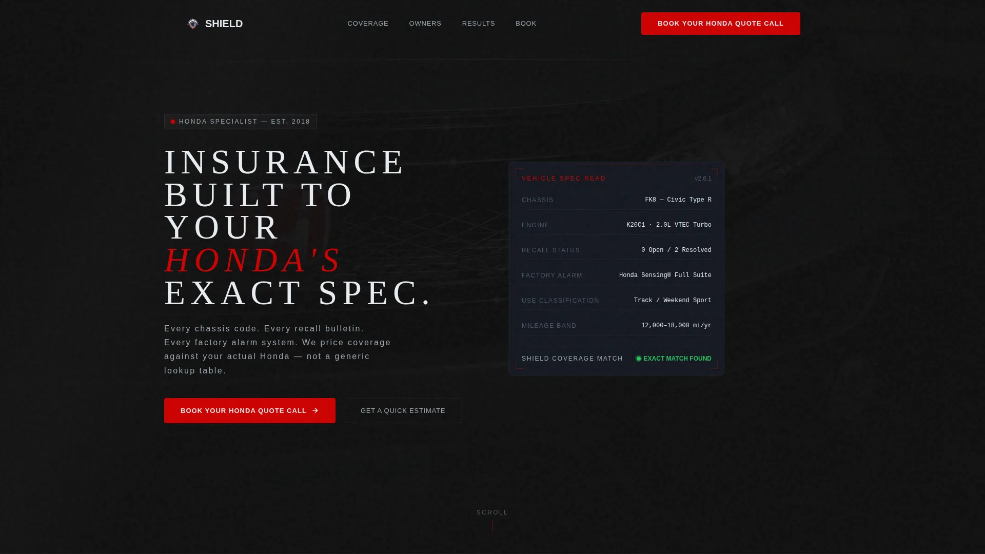 Honda | Free Website Template | Rocket
