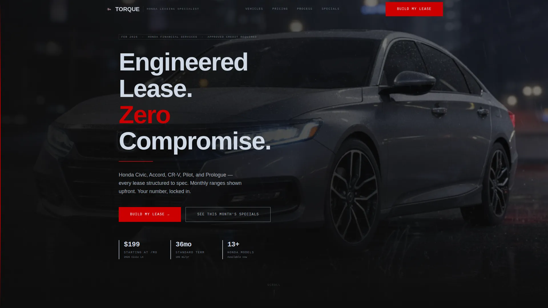 Honda | Free Website Template | Rocket