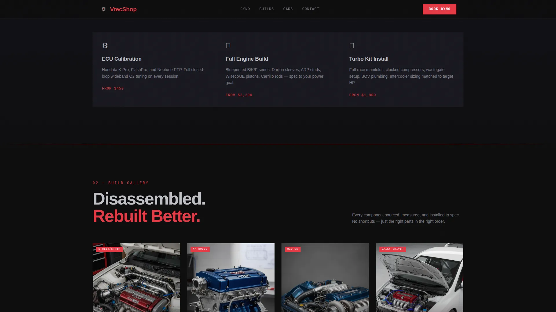 Honda | Free Website Template | Rocket