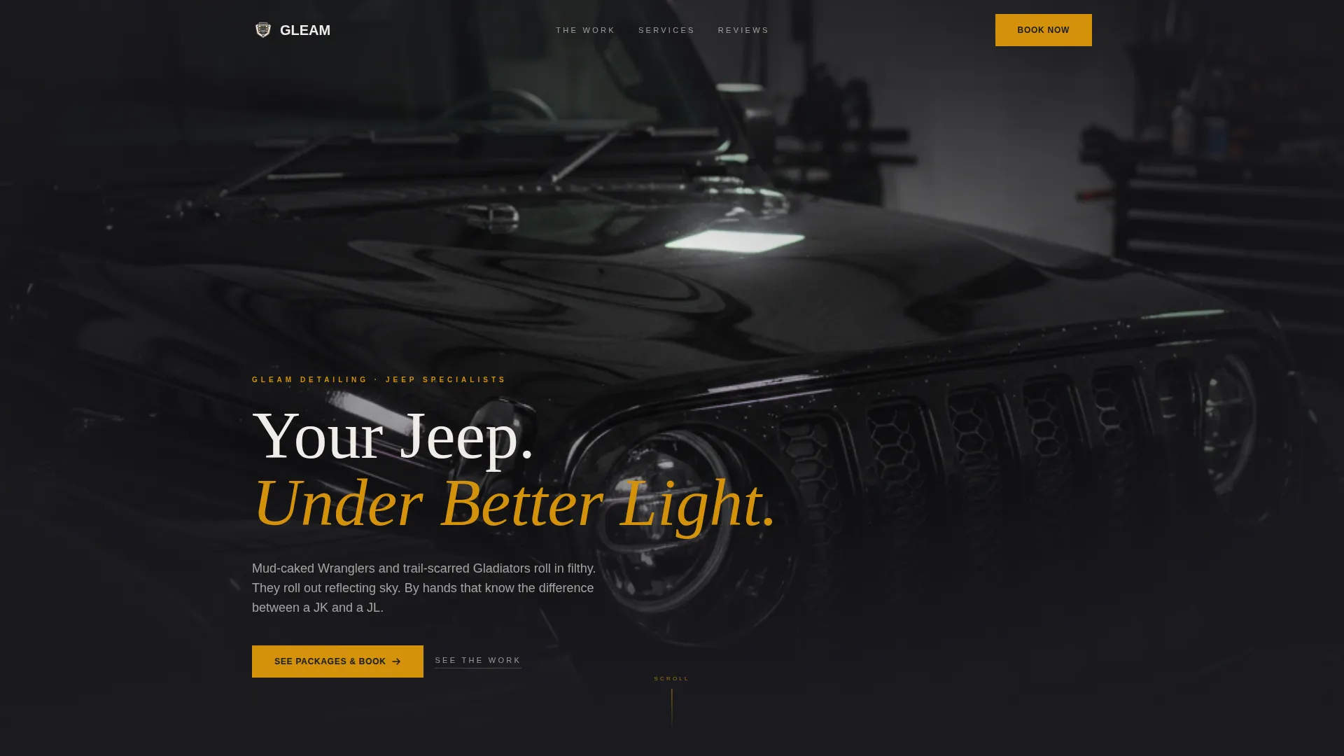 Jeepdetailing | Free Website Template | Rocket