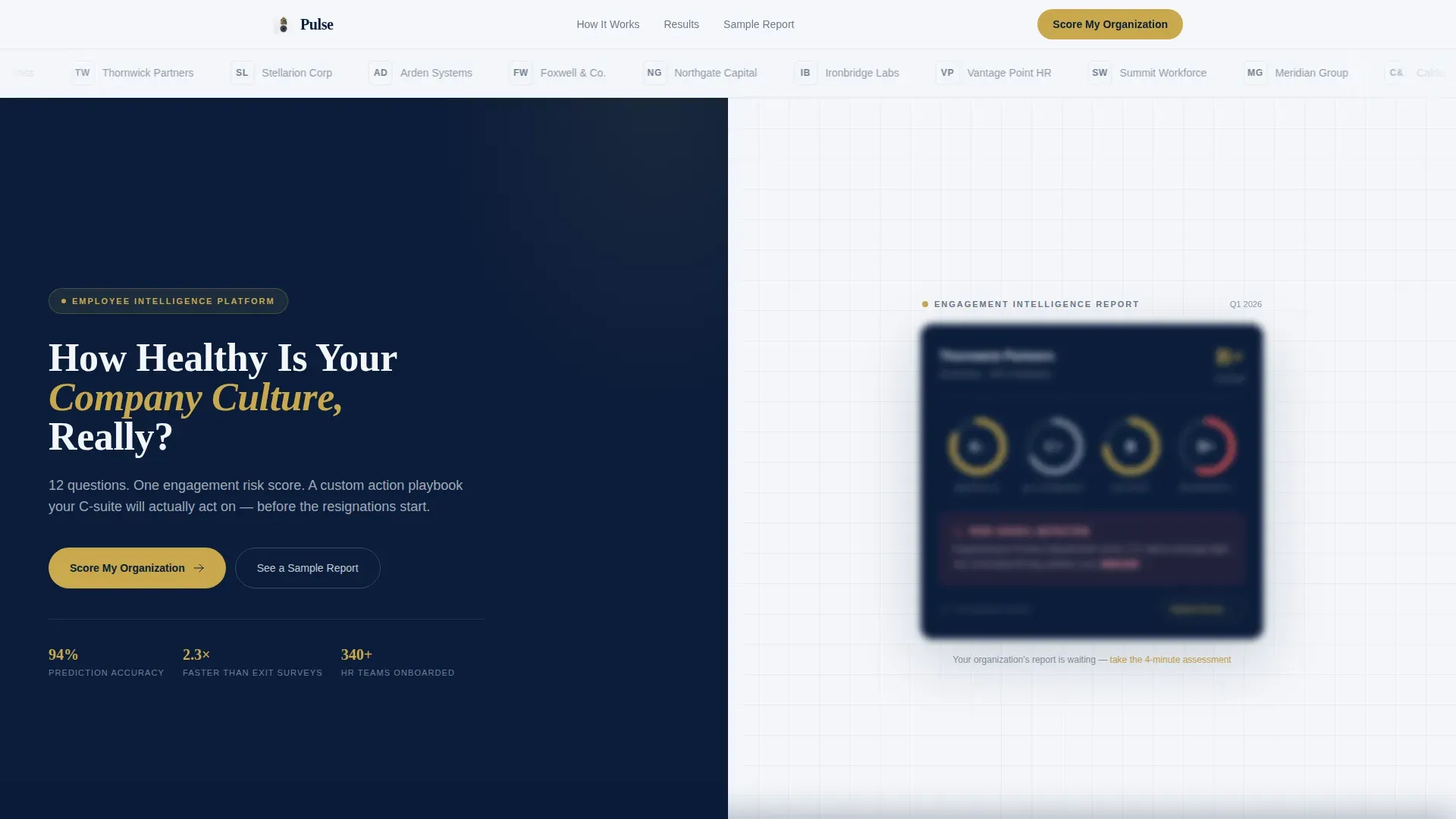Premier Executive Recruiting Landing Page Template