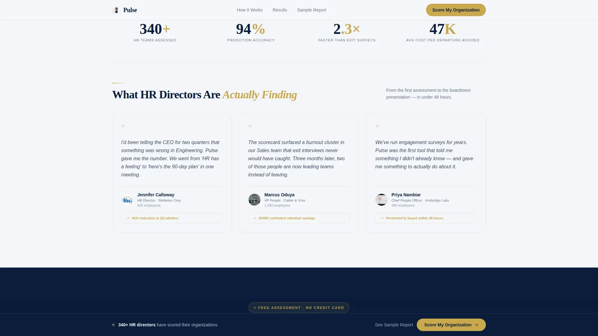 Premier Executive Recruiting Landing Page Template