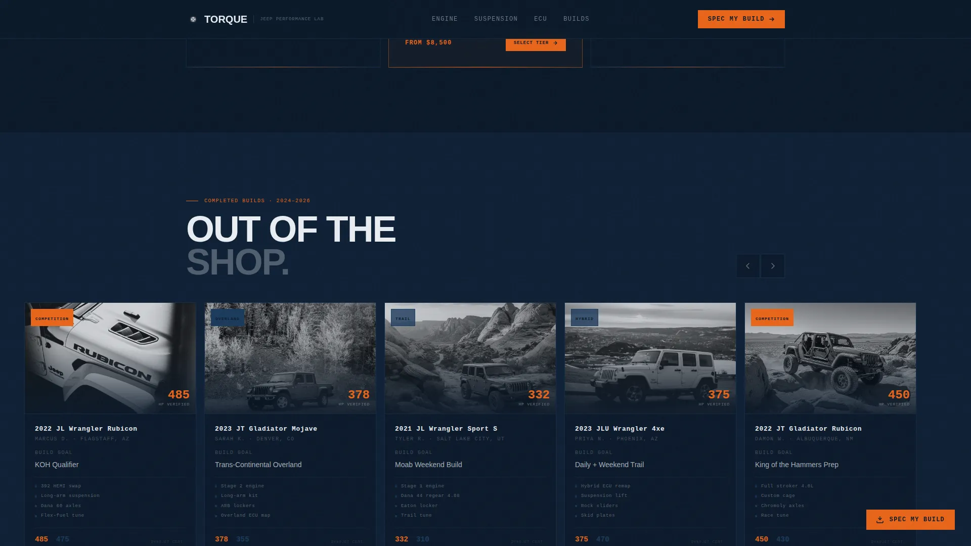 Jeep | Free Website Template | Rocket