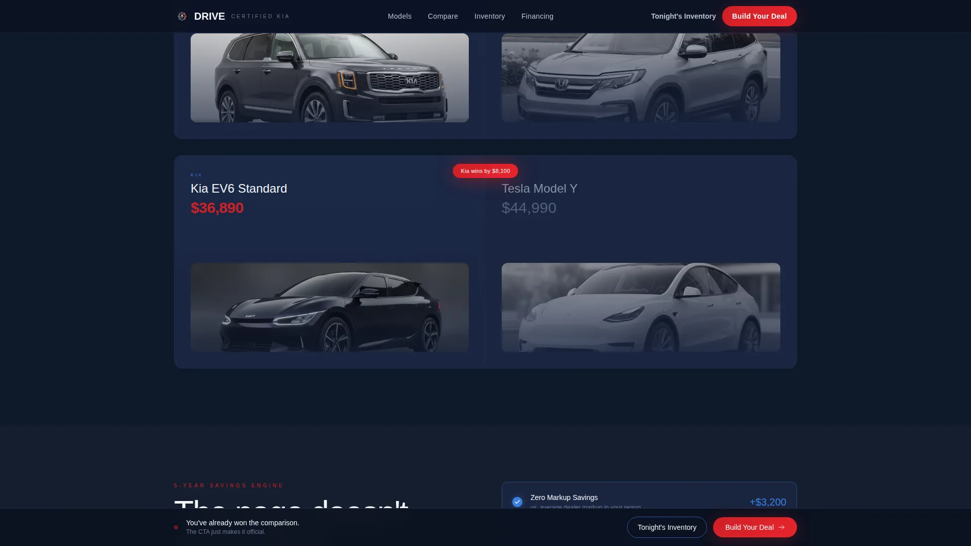 Dealership | Free Website Template | Rocket