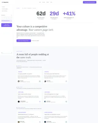 Employer Branding & Career Page Reviews Website Template