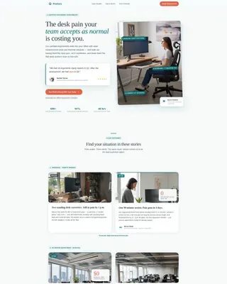 Certified Ergonomic Assessment | Free Website Template | Rocket