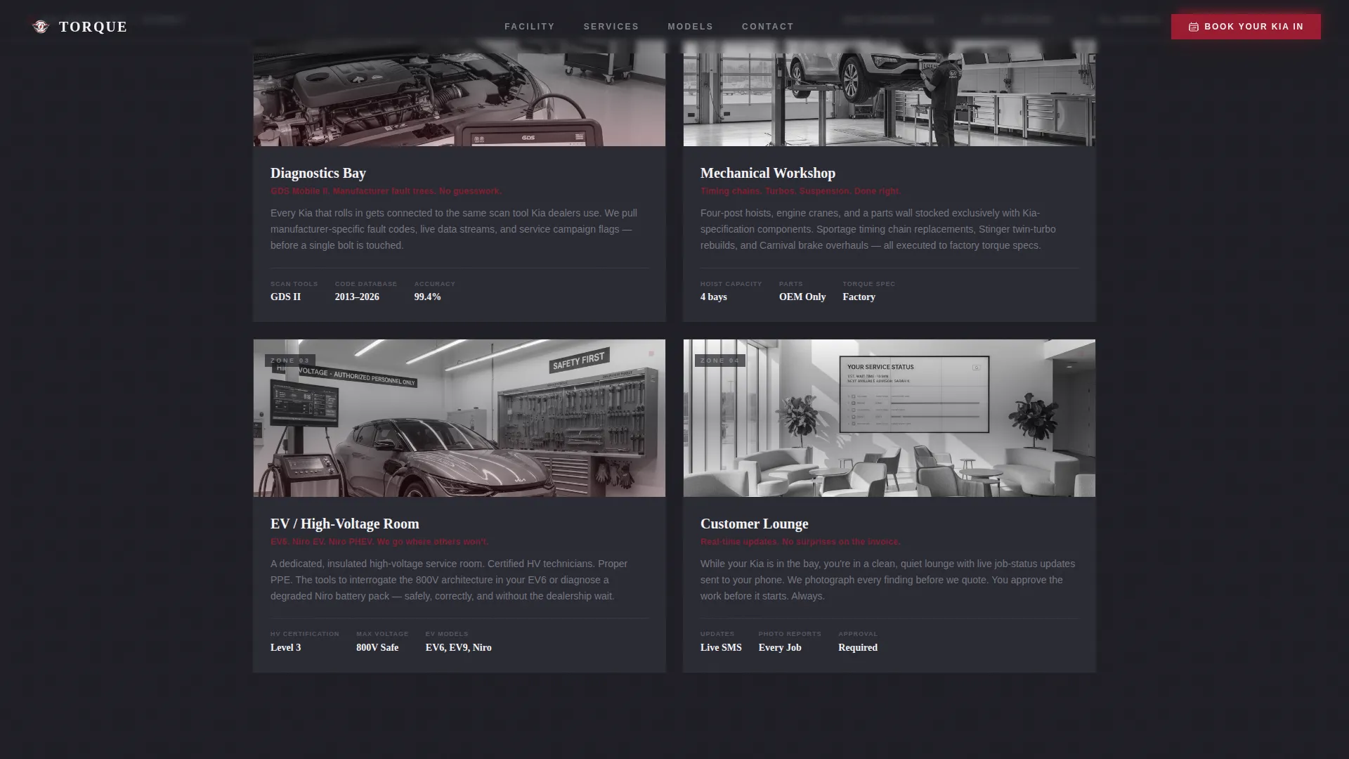 Certified Kia Dealer | Free Website Template | Rocket