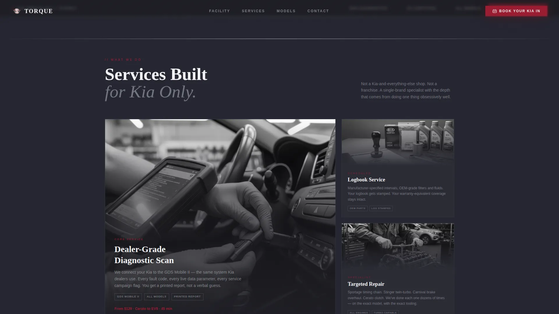 Certified Kia Dealer | Free Website Template | Rocket