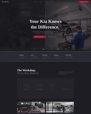 Certified Kia Dealer | Free Website Template | Rocket