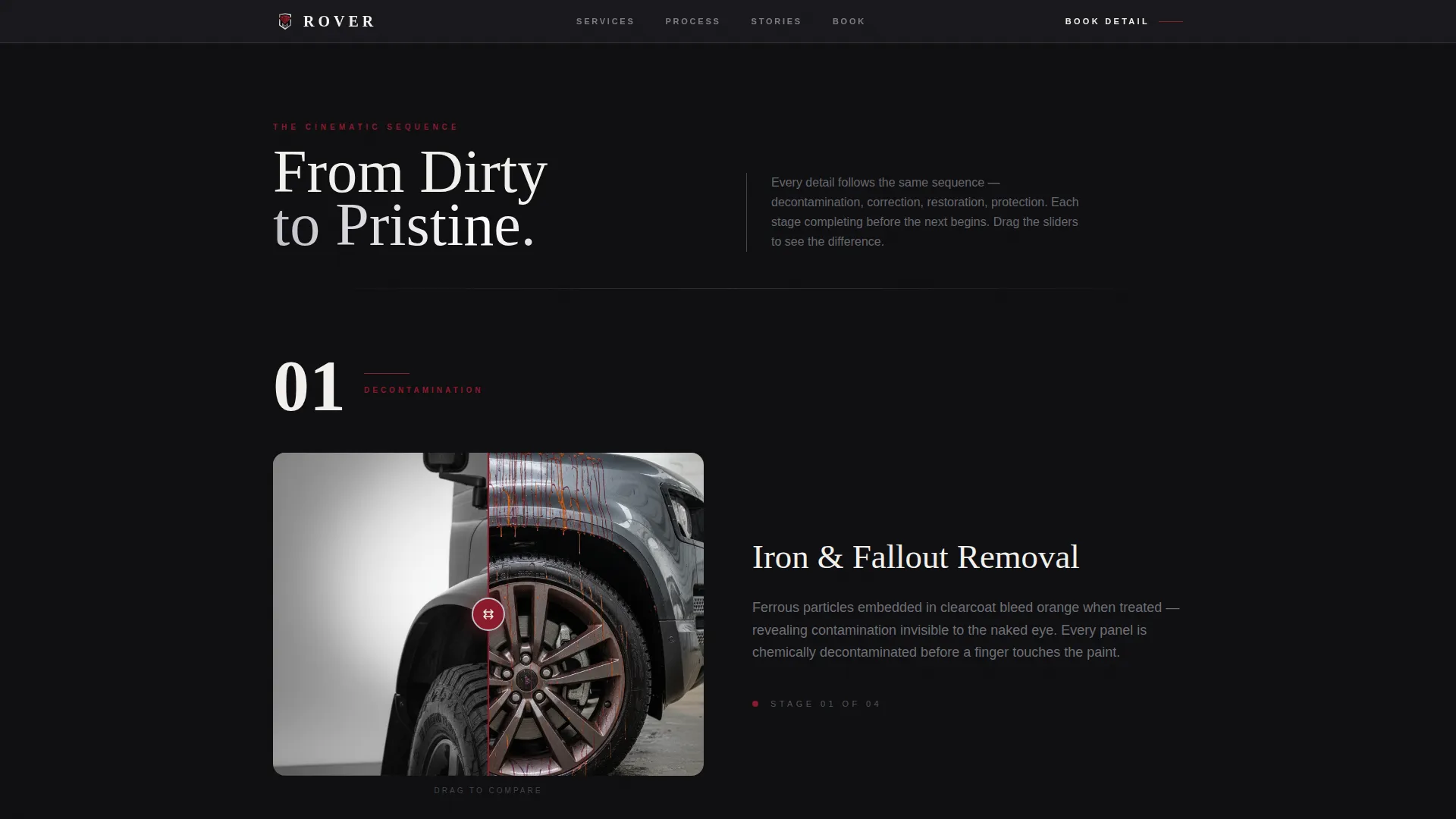 Detailing | Free Website Template | Rocket