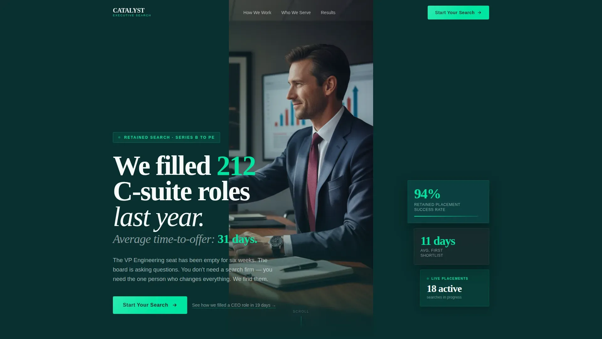 Recruiting & Staffing Agency Specialist Professional Website Template