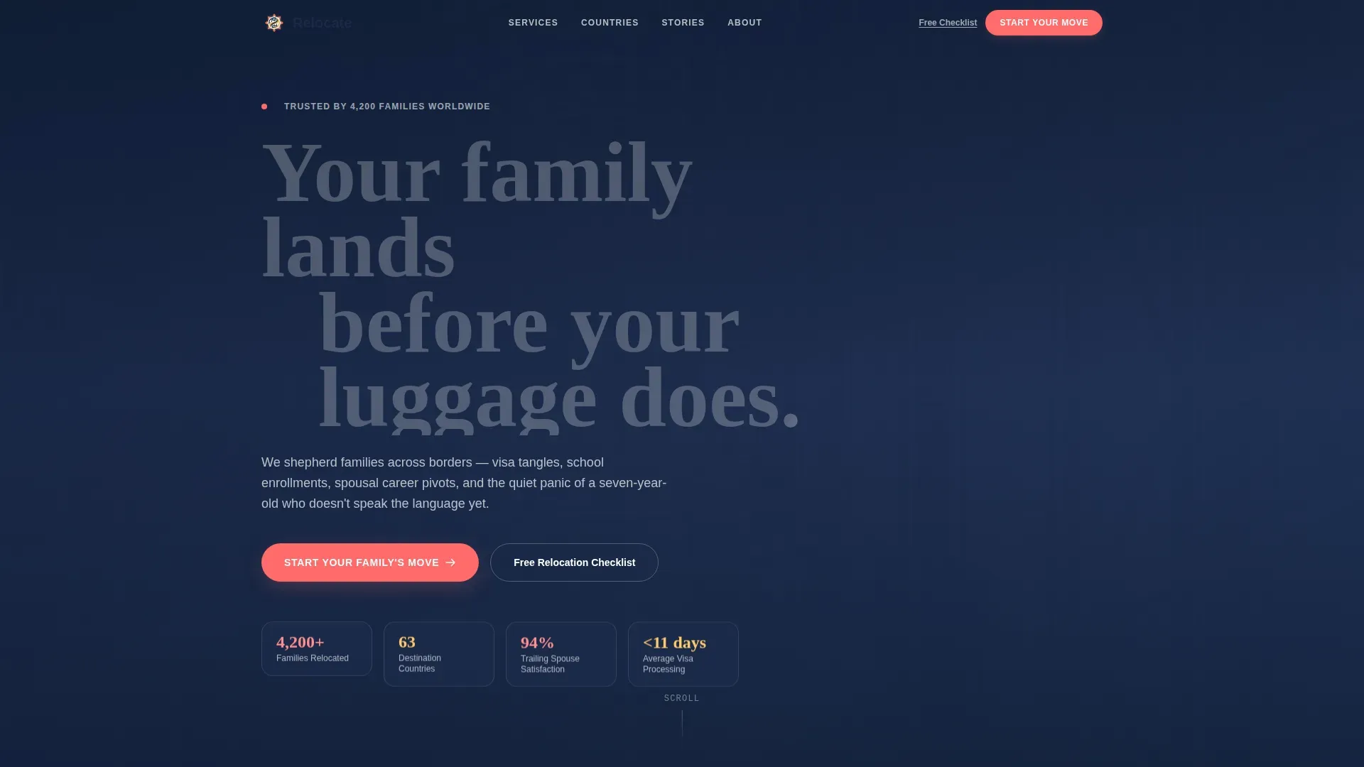 Expatriate Solutions | Free Website Template | Rocket