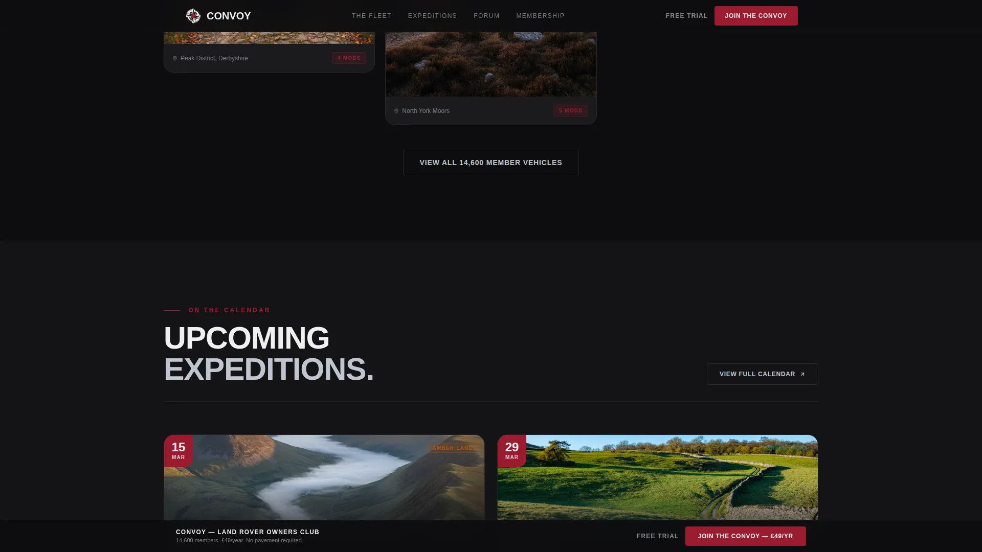 Overlanding | Free Website Template | Rocket