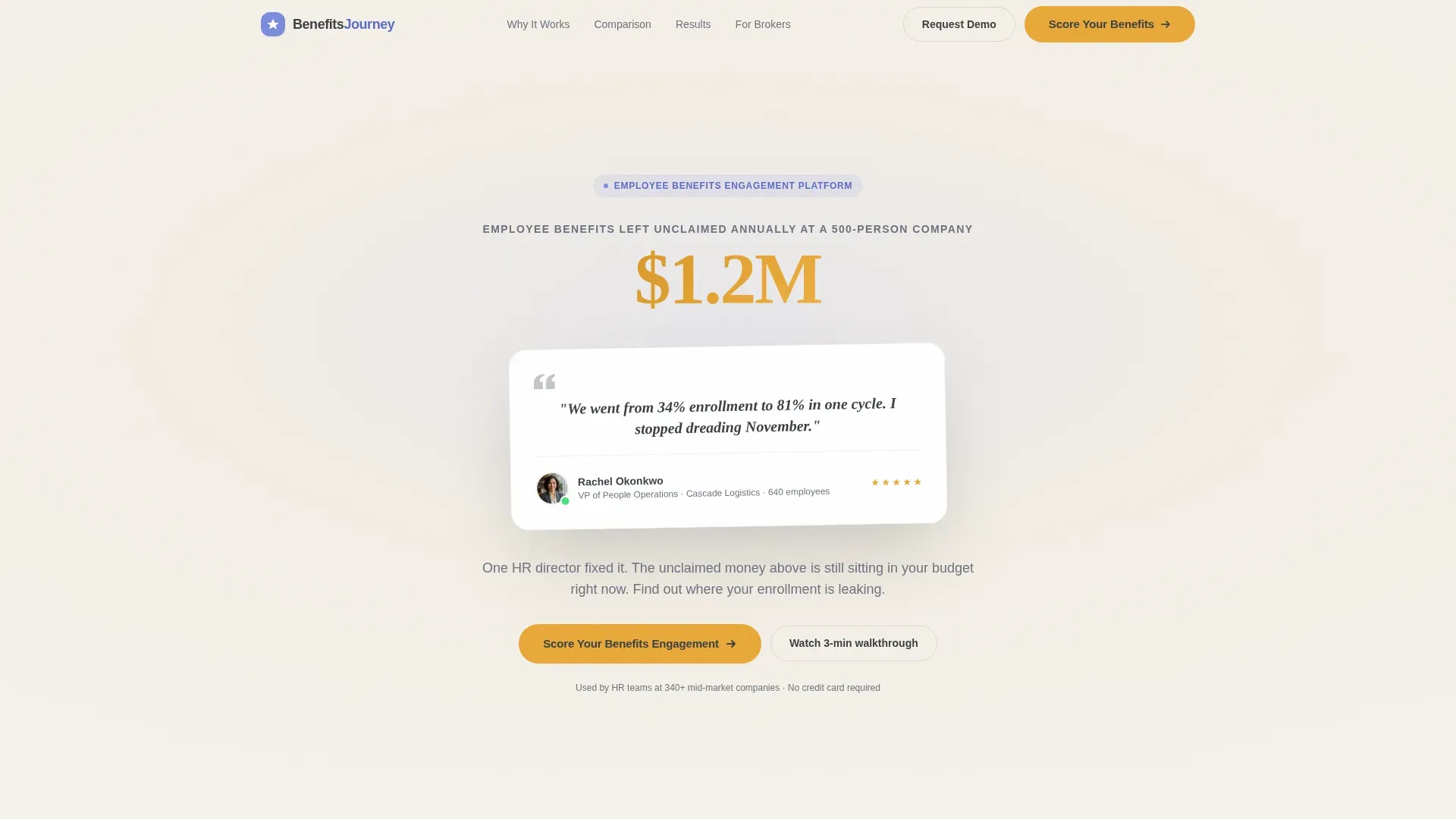 Benefits Platform | Free Website Template | Rocket