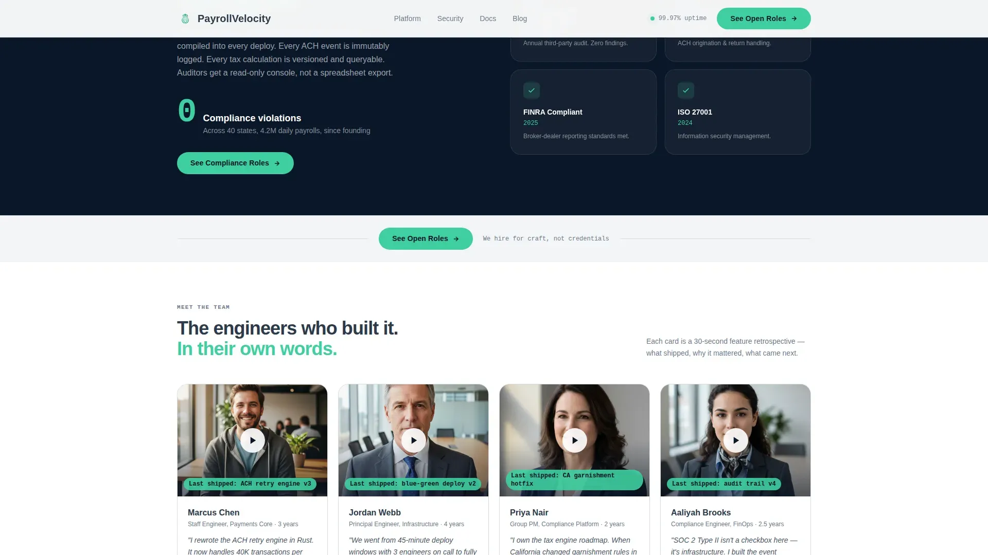 Payroll Solutions | Free Website Template | Rocket