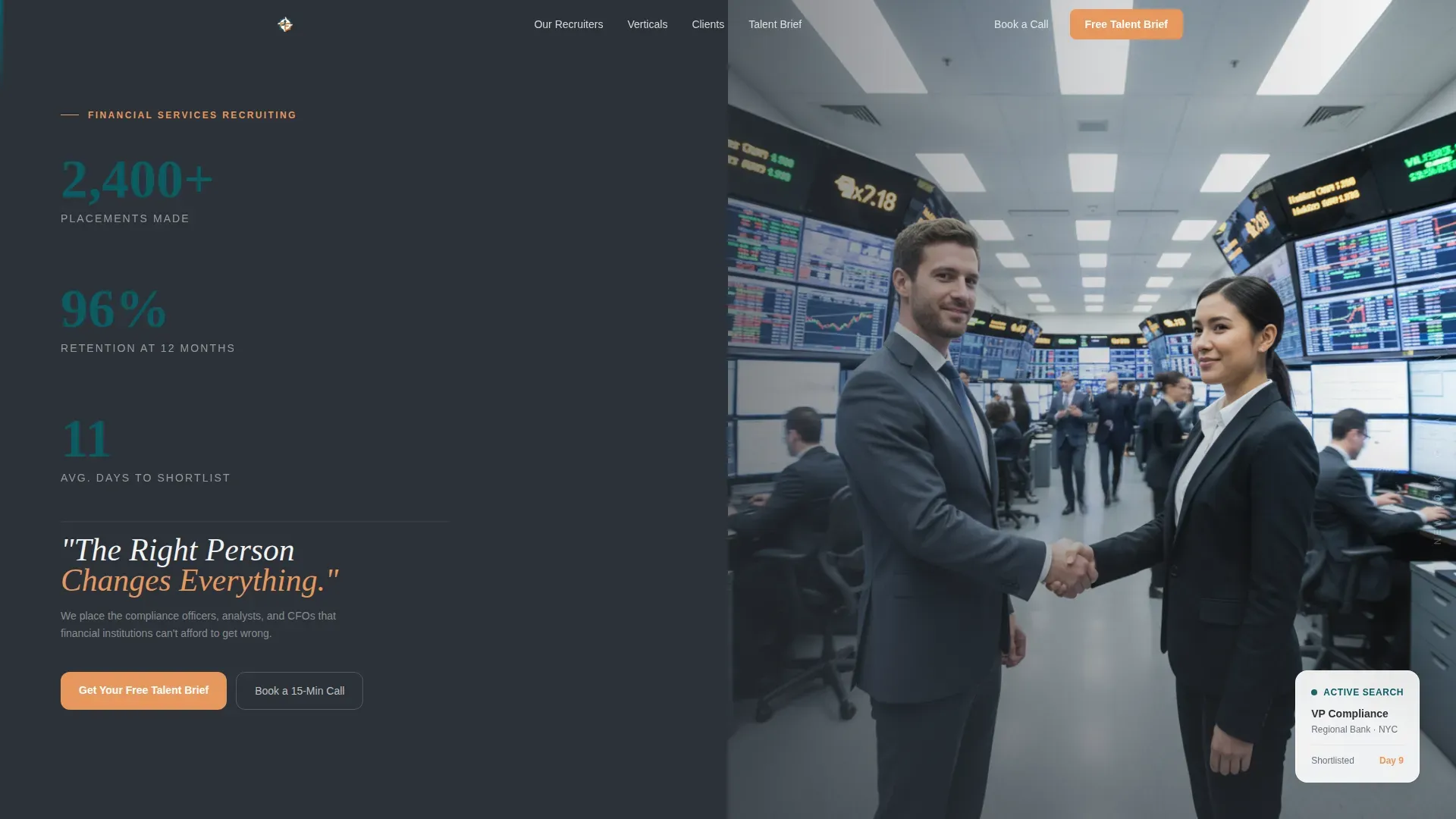 Recruiting Agency | Free Website Template | Rocket