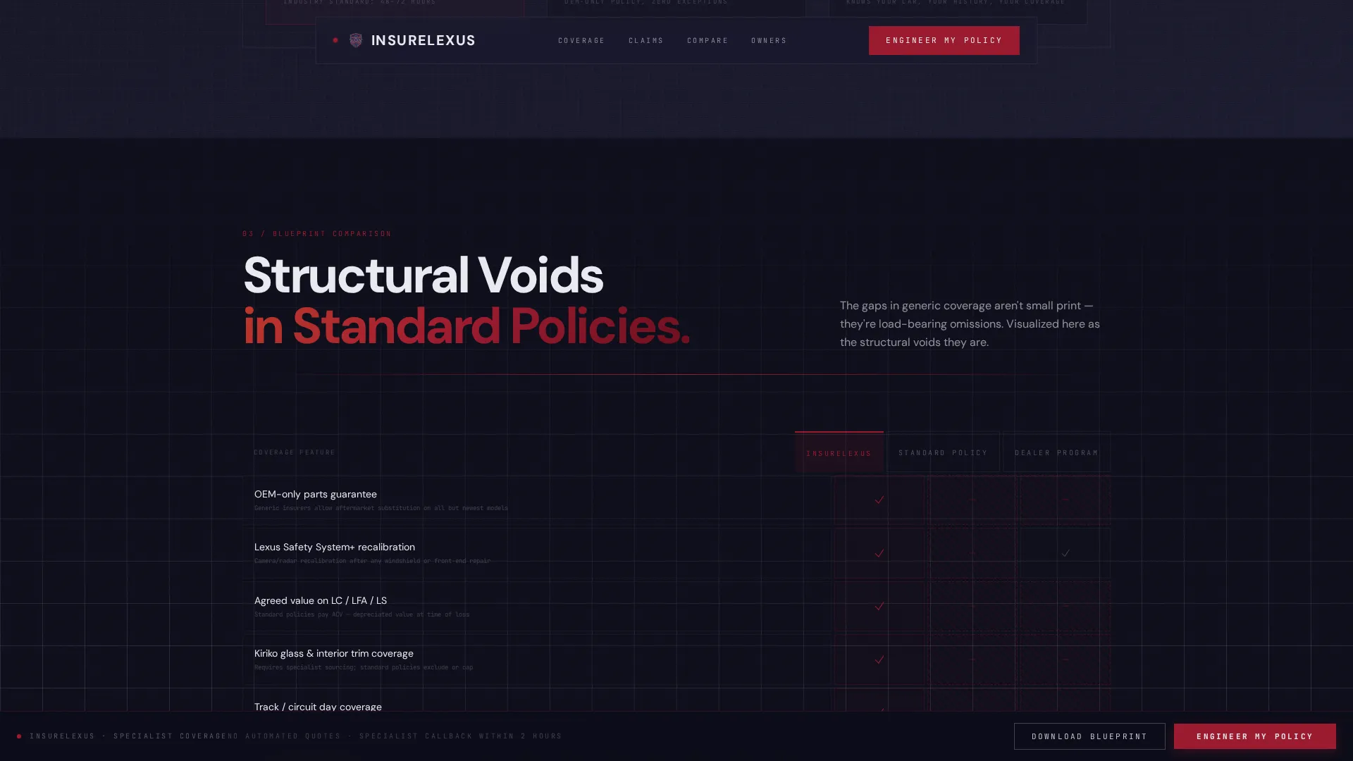 Lexus | Free Website Template | Rocket