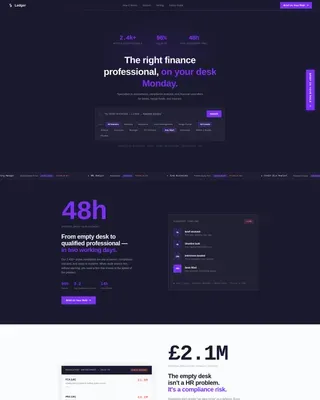 Staffing Solutions | Free Website Template | Rocket