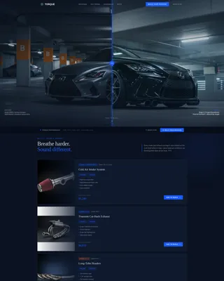 Lexus | Free Website Template | Rocket