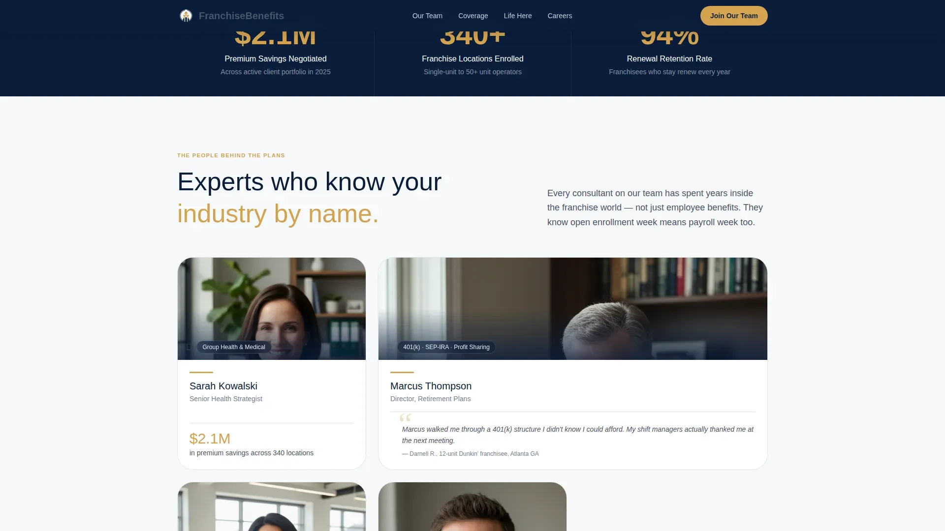 Benefits Consulting | Free Website Template | Rocket