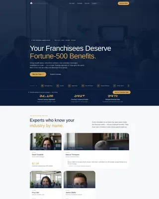 Benefits Consulting | Free Website Template | Rocket