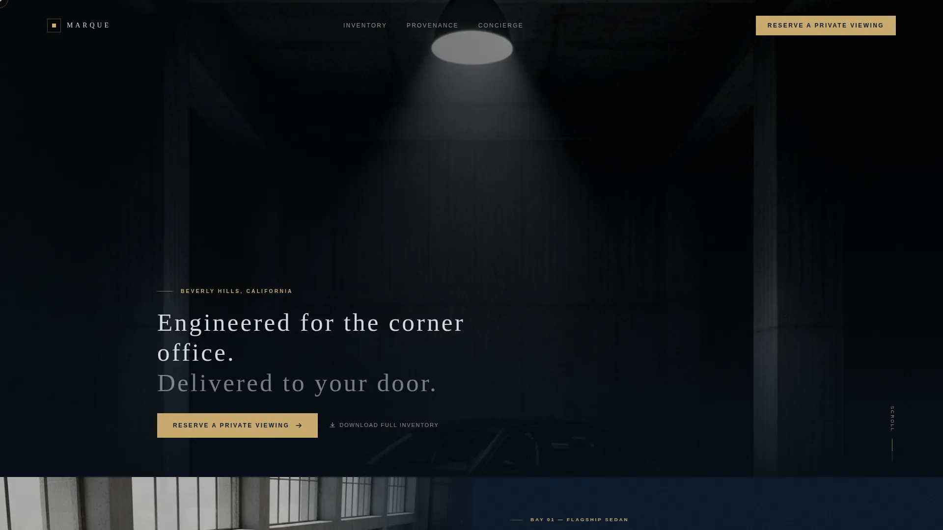 Prestigious Dealership | Free Website Template | Rocket