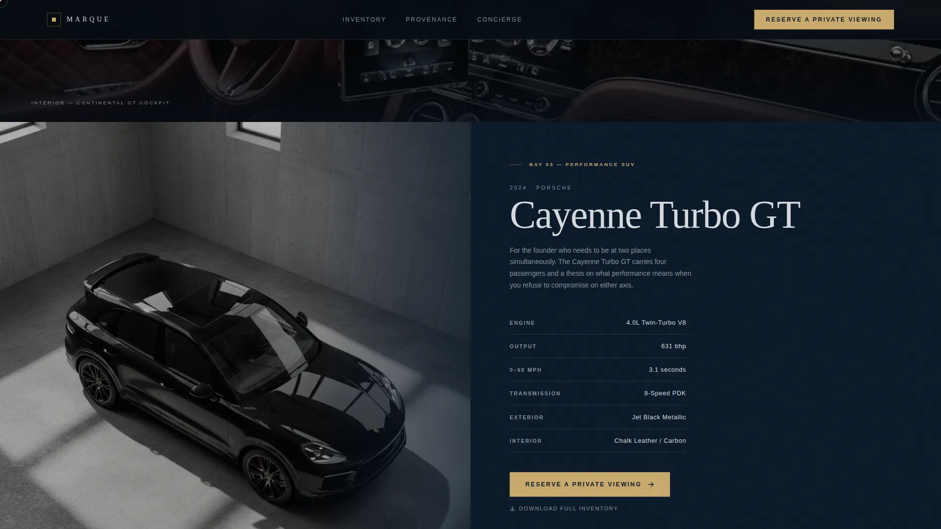 Prestigious Dealership | Free Website Template | Rocket