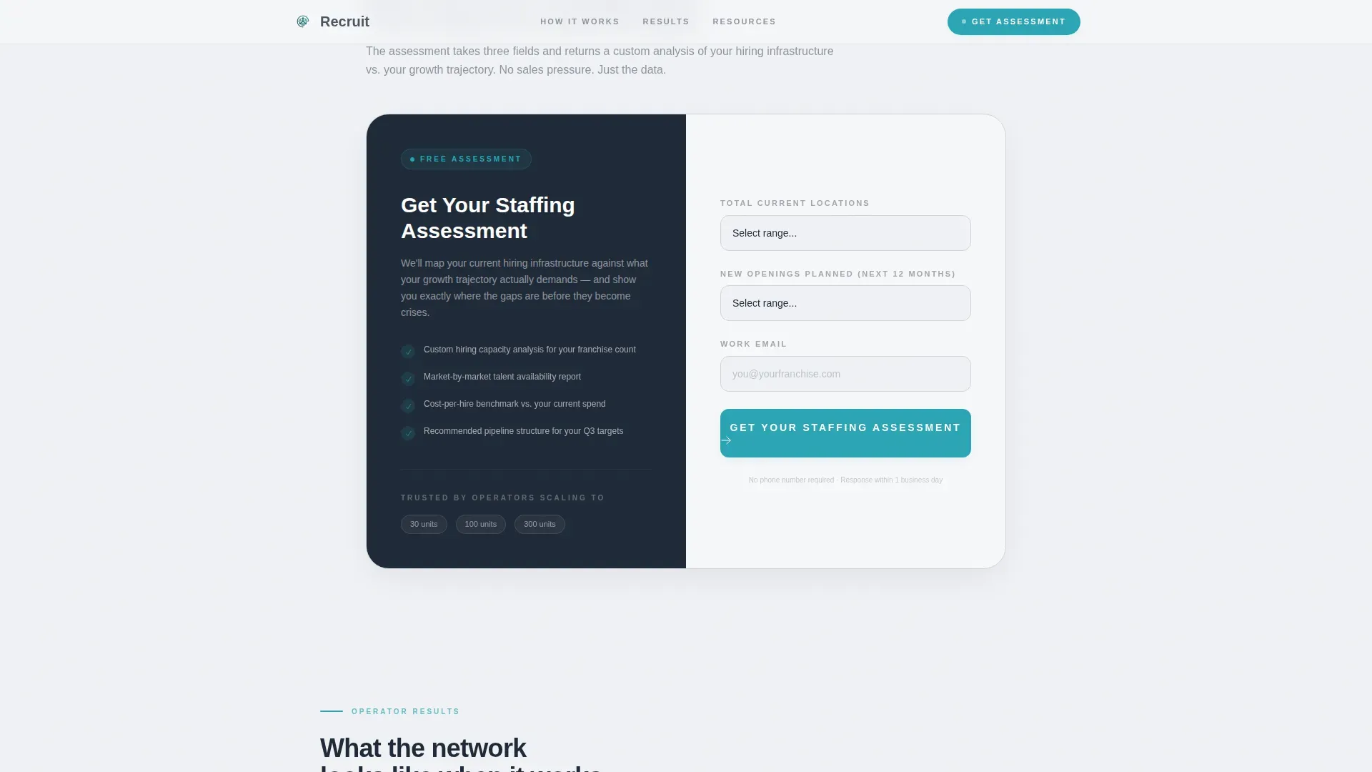 Scalable Franchise | Free Website Template | Rocket