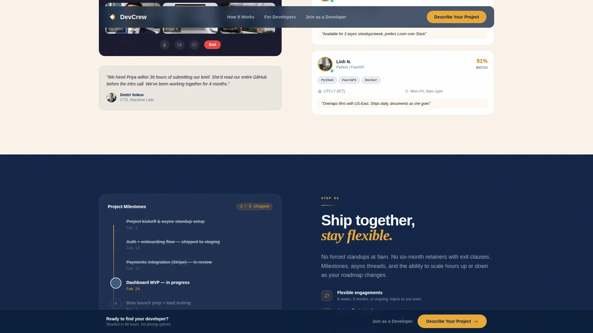 Freelance & Gig Marketplace Careers Website Template