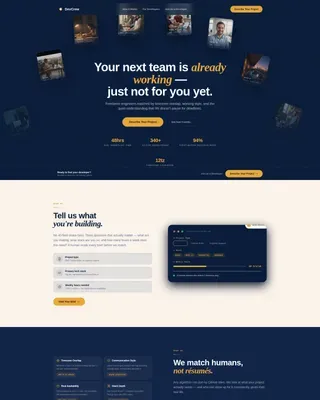 Freelance & Gig Marketplace Careers Website Template