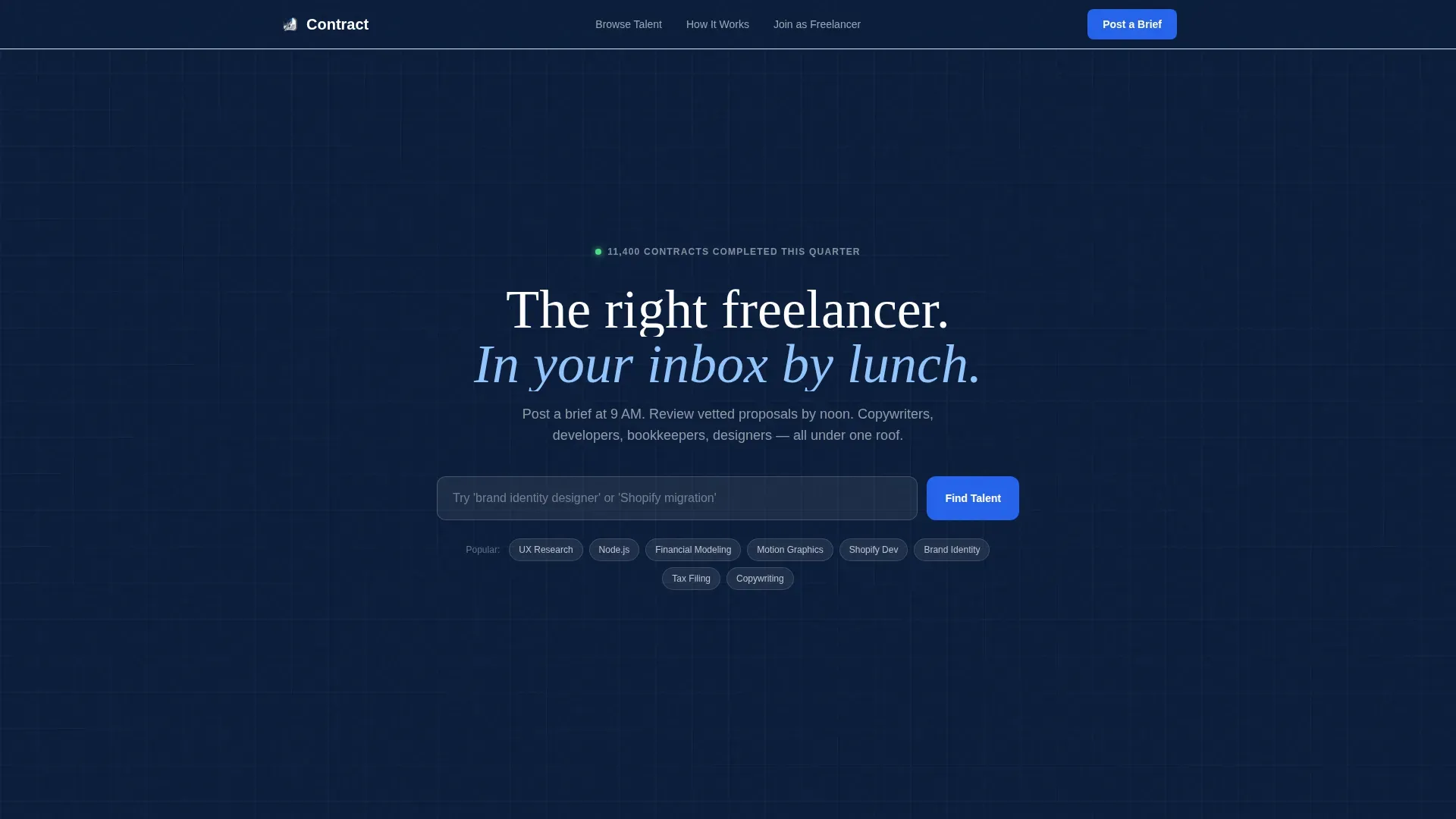 Freelance & Gig Marketplace Reviews Website Template