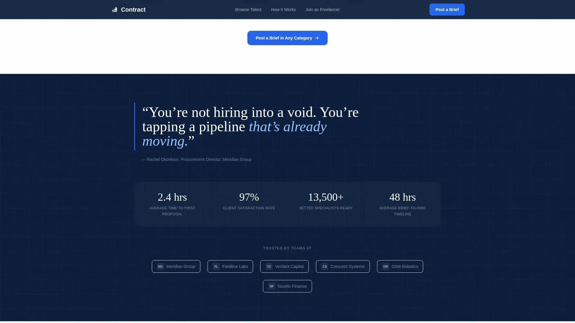 Freelance & Gig Marketplace Reviews Website Template