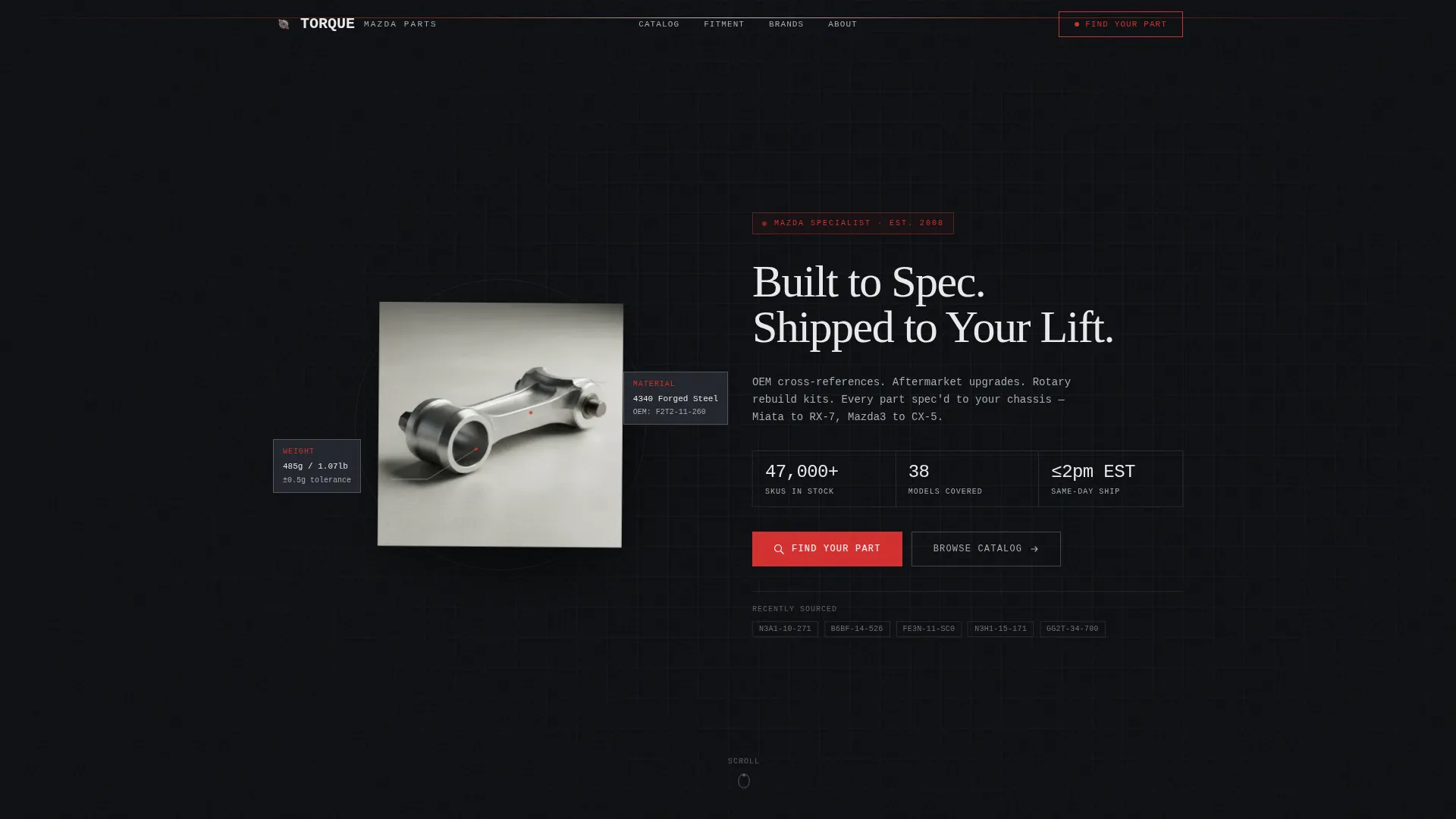 Mazda | Free Website Template | Rocket