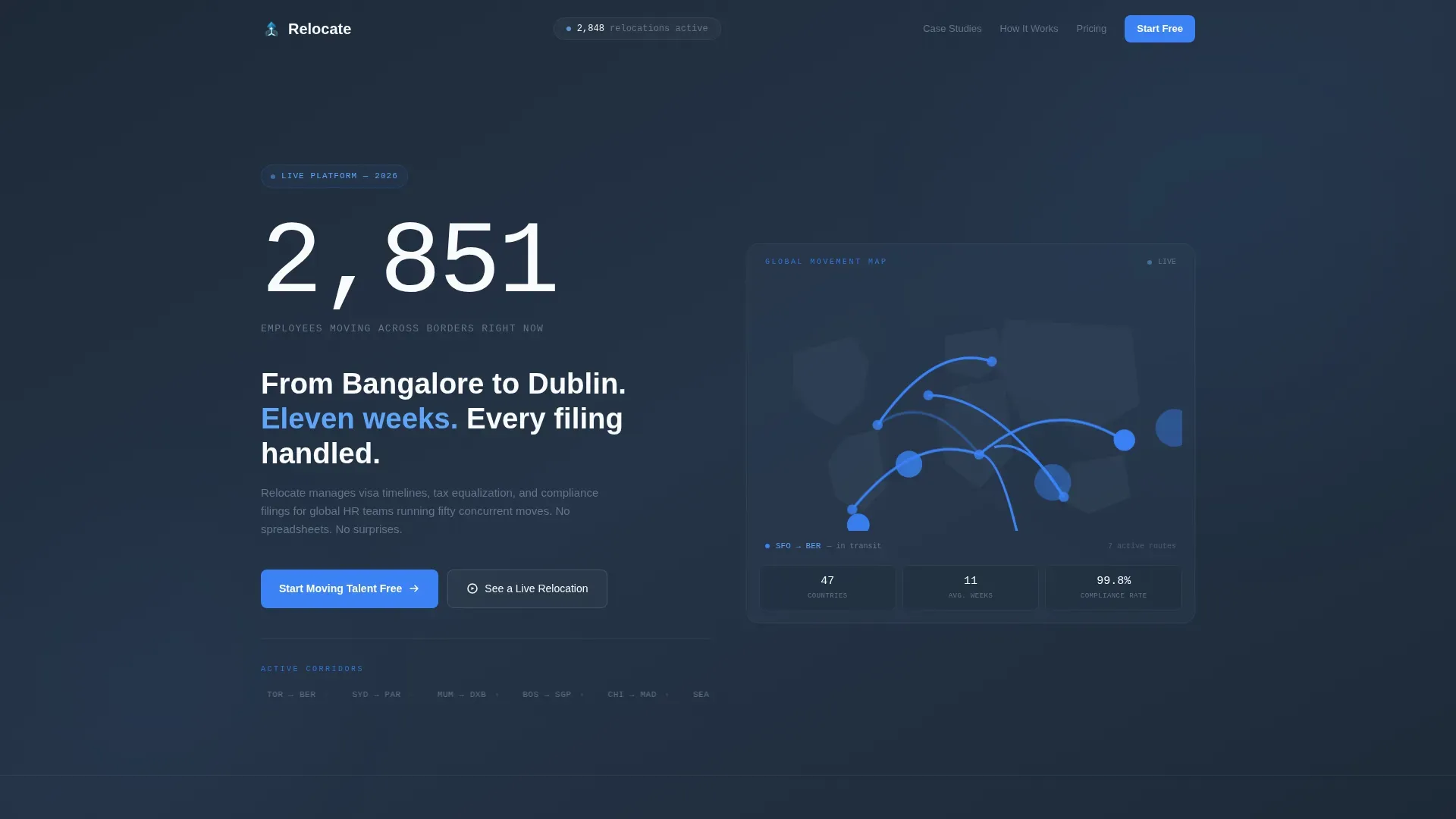 Mobility Platform | Free Website Template | Rocket