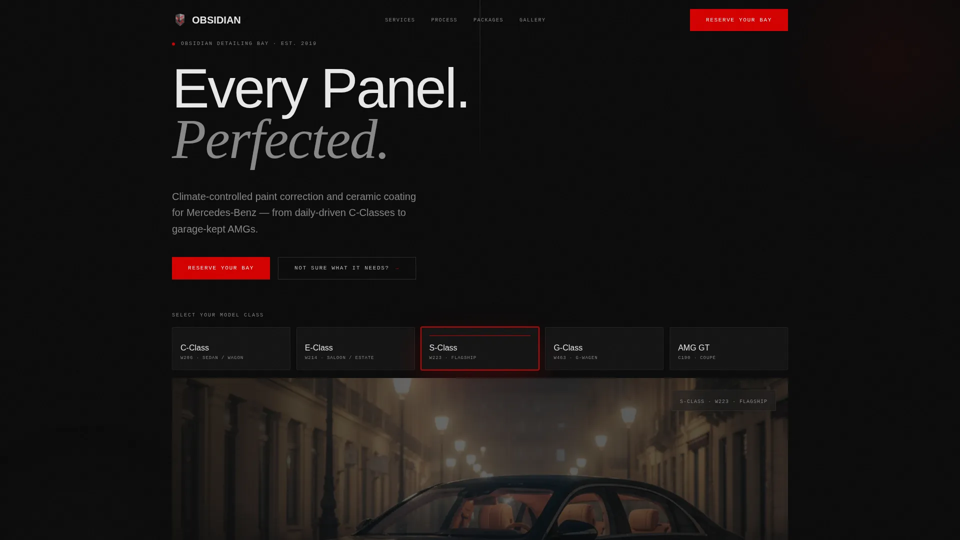 Car Dealership Booking Website Template