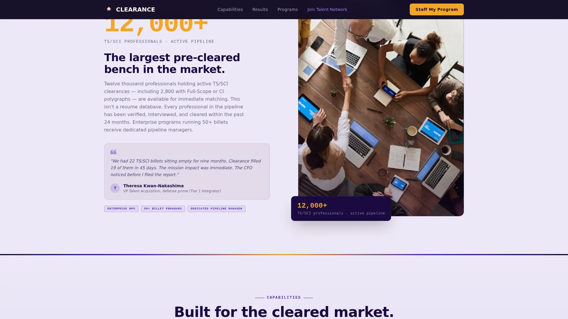 Recruitment Services | Free Website Template | Rocket